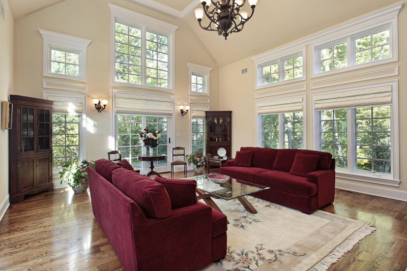 Large Picture Windows in a Living Room